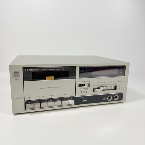 Technics stereo cassette - technics, rs-5