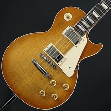 Gibson USATO ​​Les Paul Standard anni '50 figurato (scoppio limone sporco)