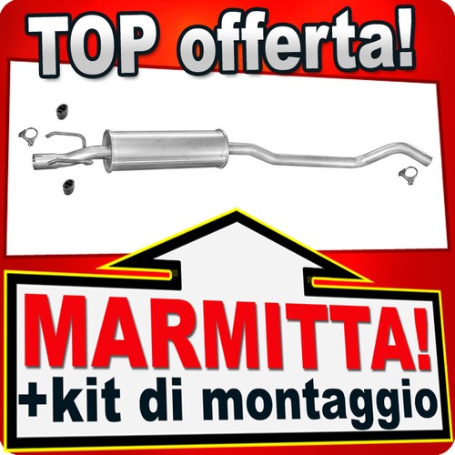 Silenziatore centrale per opel - per,
