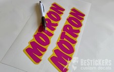 2 adesivi serbatoio per Motron