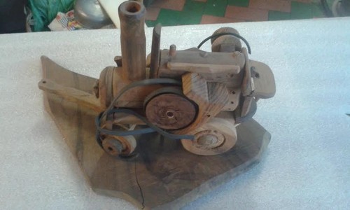 Trebbiatrice vapore legno - trebbiatrice,