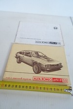 Manuale uso manutenzione Alfa
