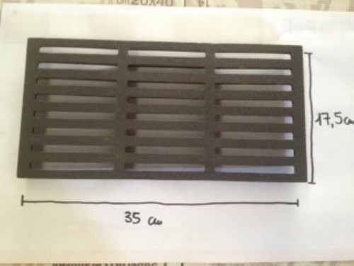 Griglia ghisa per scarico - in,