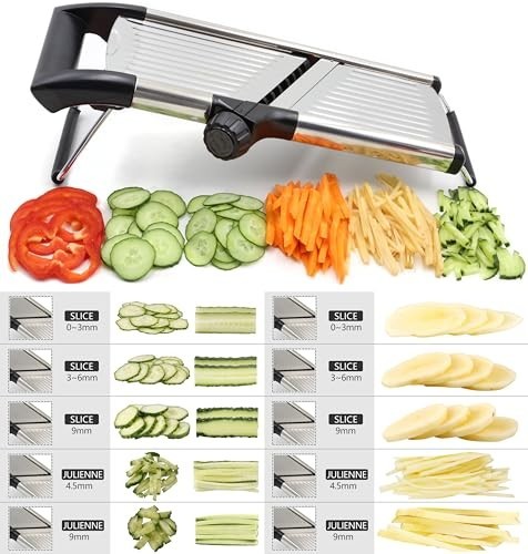 Mandolina cucina regolabile - mandolina,