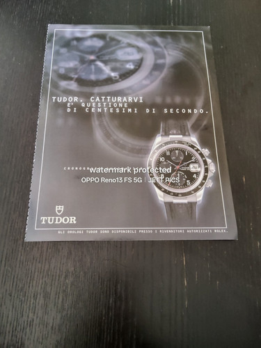 Tudor cronografo automatico - tudor,
