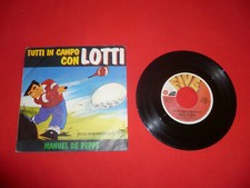Lp 45 giri Tutti in campo con Lotti Manuel De Peppe SIGLA CARTONE ANIMATO 