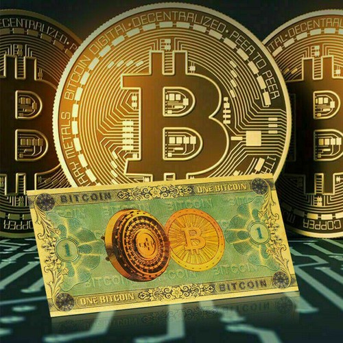 Banconota bitcoin btc gold - btc,