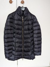 Piumino giacca lunga Postcard donna taglia 42 blu elegante