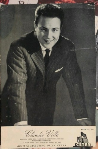 Foto cartolina cantante - cartolina,
