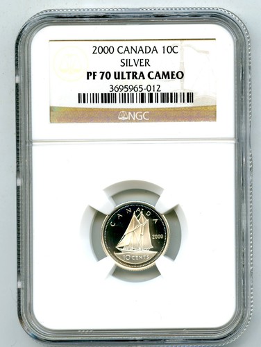 2000 canada silver dime - 2000, 10