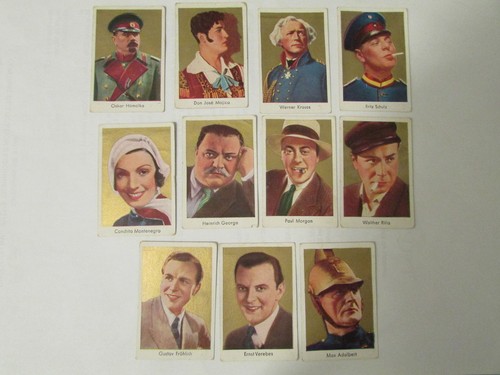 Figurina vintage attori cinema - figurina,