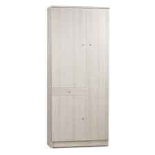 Armadio 180 3 Ante con Cassetto 6 Ripiani Mobile Porta Scope Scarpiera da Bagno