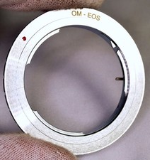 Olympus OM obiettivo a Canon EOS EF adattatore attacco fotocamera 70D 60D T6i 5D III