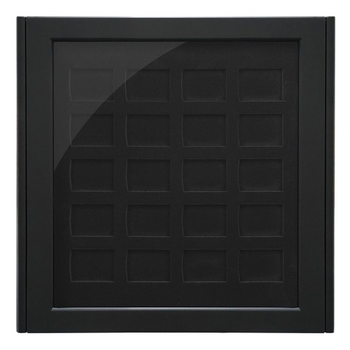 Vitrine schwarz für b - für, z.b