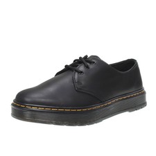 Dr. Martens Brooklin Low - Lusso Nero - Uomo Scarpe Stringate Classiche