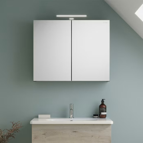 Armadio specchio burgbad liniq - specchio,