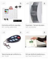 Antifurto perimetrale esterno giardino o lato casa per massimo 4 lati.