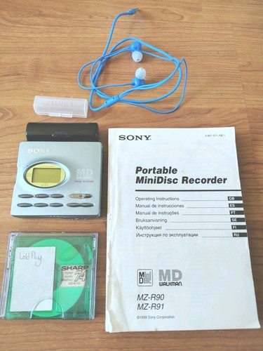 Sony minidisc player recorder - sony,