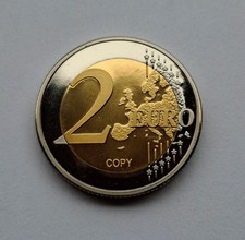 2 EURO 2007 GRACE KELLY - PRINCIPATO DI MONACO - COPIA DELL'ORIGINALE