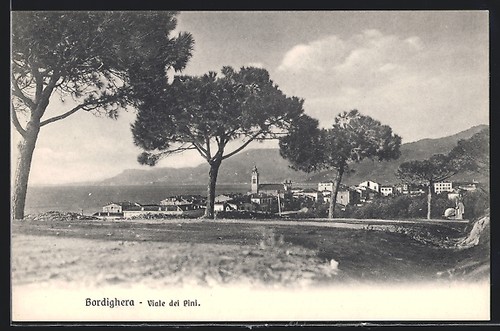 Bordighera viale dei pini - viale,