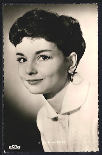 Cartolina attrice ingrid - attrice,