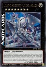 DRAGO ARGENTO OCCHI INDACO (Indigo-Eyes Silver Dragon) Ultra R SDWD IT032 • 1Ed