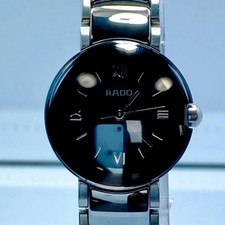 Orologio Donna RADO DiaStar 318.0594.3 Quadrante Nero Quarzo Tondo Usato Funz...
