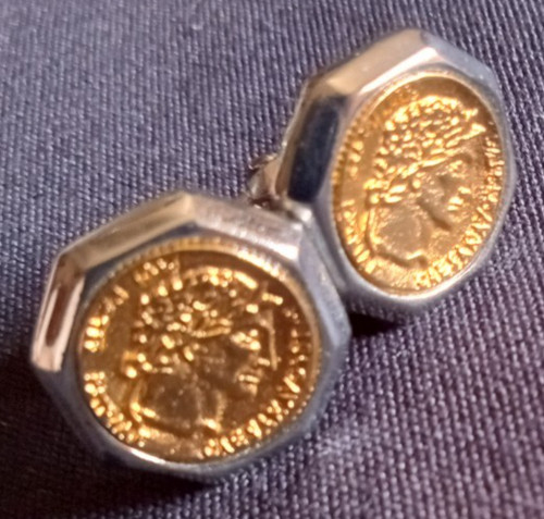 Gemelli moneta romana vintage