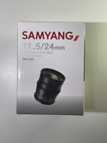 Samyang 24mm vdslr mk2 - t1.5,