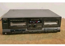 Double Deck Cassette Technics RS-TR212 HiFi Vintage Musicassette • Non Testato