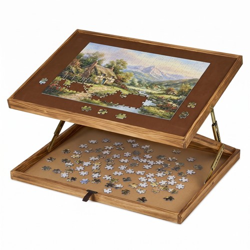 Tavolo per puzzle ripiano - ,