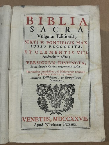 Biblia sacra latino - biblia, in