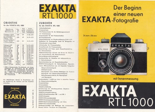 Dresda prospetto 1969 exakta - dresda,,