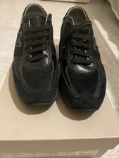 Scarpe donna Hogan, colore nero, Camoscio, scatola originale.