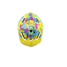 ATALA CASCO BICI MTB HELLO YELLOW GIALLO BIMBO BIMBA 52-56 CM
