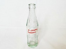 Antica Bottiglia Bottiglietta di Vetro Gassosa Fabriano G Grappa da Collezione