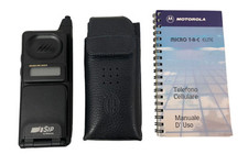 Telefono Cellulare Motorola Micro Tac Gold + Custodia e Libretto
