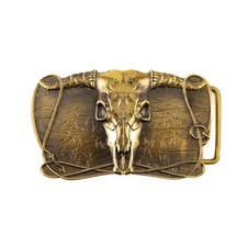 Fibbia in ottone Cowboys