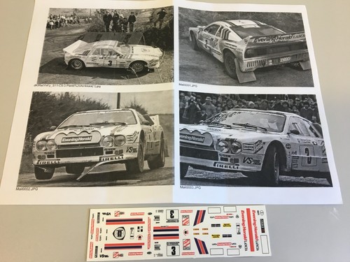 Decal lancia rally 037 - decal,
