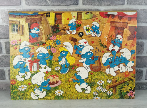 Puffi puzzle montato 1982 - i,