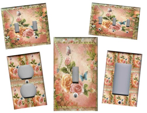 Rose rosa pesca shabby chic - rosa,