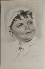 lotto di 10 cartoline ritratti di bimbi di E. G. Armani anni '20-'30