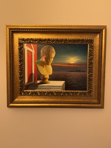 Quadro olio tavola del - olio,