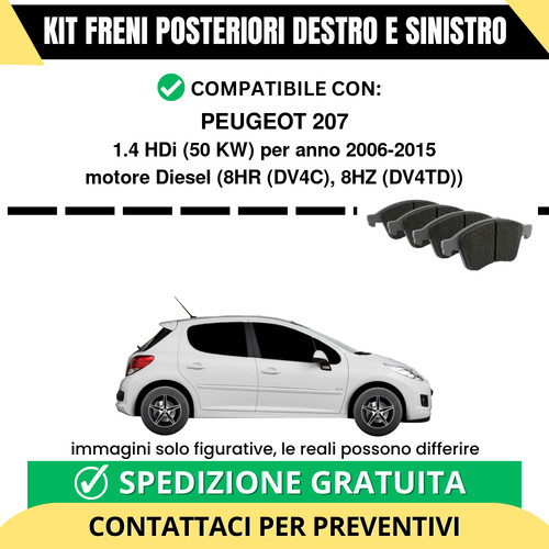 Pastiglie freno posteriori - freno,