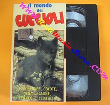 VHS film IL MONDO DEI CUCCIOLI 2 Lupo volpe coyote jena licaone (F97) no dvd