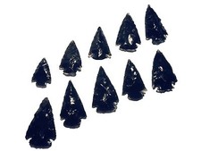 10 pezzi punta freccia ossidiana punta treccia punta flecha freccia obsidienne 