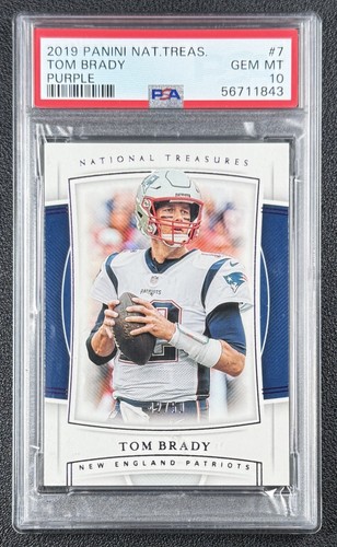 Tom brady psa 2019 panini - brady,