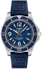 Breitling 22mm Navy Blue Strap