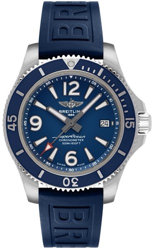 Cinturino breitling 22mm blu - breitling,