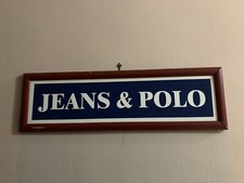 Cartello Jeans & Polo Insegna